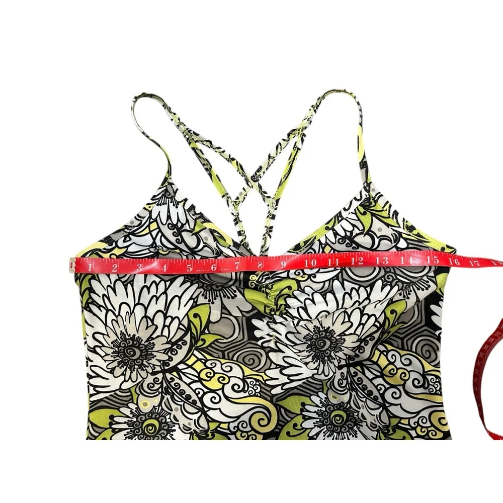 Prana Breathe Strappy Back Floral Athletic Dress S - Picture 5 of 10